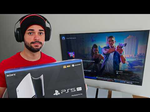 Comprei um PS5 PRO só pra jogar GTA 6 🤡