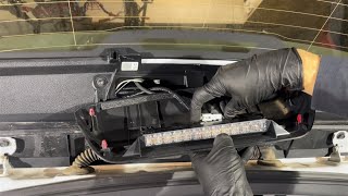 2021-2026 Toyota Sienna High Mount Brake Stop Light Removal, Testing And Installation Instructions