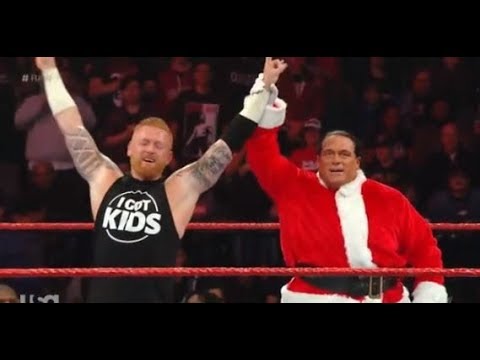 Rhyno Returns To 🎅WWE Raw 24 December 2018