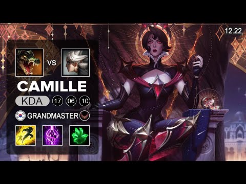 Camille vs Renekton Top - KR Grandmaster - Patch 12.22 Season 12