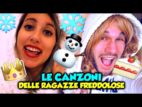 LE CANZONI DELLE RAGAZZE FREDDOLOSE - PARODIA feat Matcha Latte