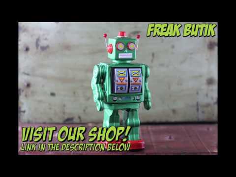 Automatic Electron robot - green!!! Blechroboter Freak Butik