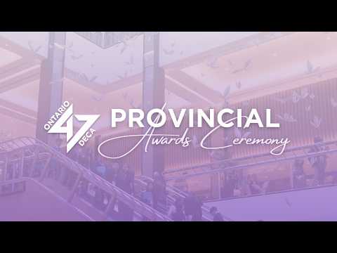 Awards Ceremony 3 | 47th Annual Provincials Conference