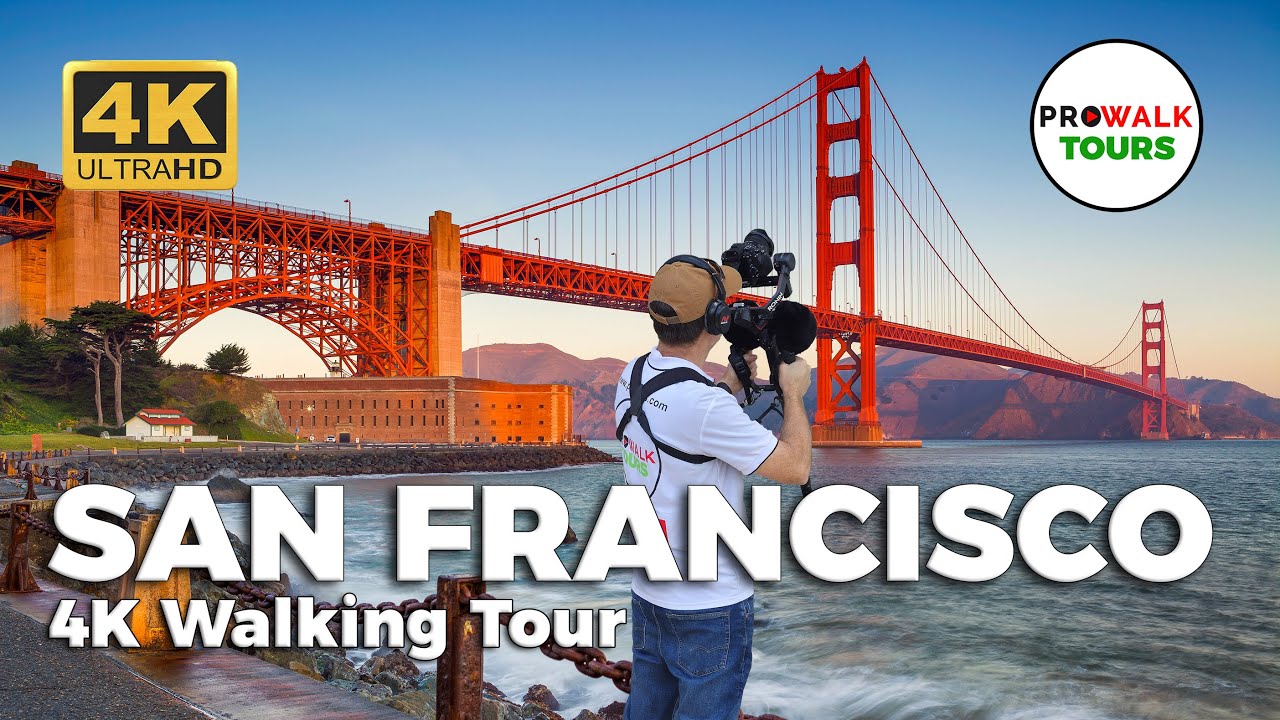 Immersive street-level walking tour through San Francisco Golden Gate, United States, showcasing authentic urban landscapes, local architecture, and the vibrant atmosphere of the city's neighborhoods