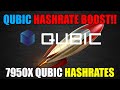 QUBIC HASHRATE BOOST!!!  7950x Qubic Hashrates