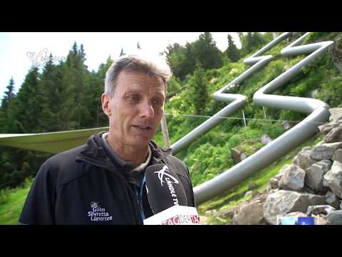 Waldrutschenpark Golm im Montafon, Vorarlberg, Österreich