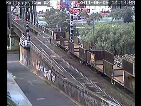 NR52 and NR69 lead a Pacific National steel service from Melbourne on 5-6-2011 (Part 4)