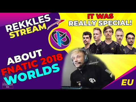 Rekkles Talks - Fnatic 2018 | Worlds 2018 | It Was Something SPECIAL! 😍