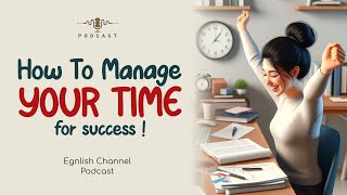 How To Manage Your Time 🕒 | English Podcast For Learning English
