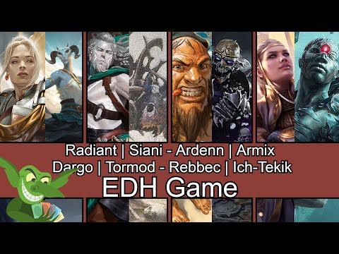Radiant & Siani vs Ardenn & Armix vs Dargo & Tormod vs Rebbec & Ich-Tekik *BUDGET* EDH / CMDR game