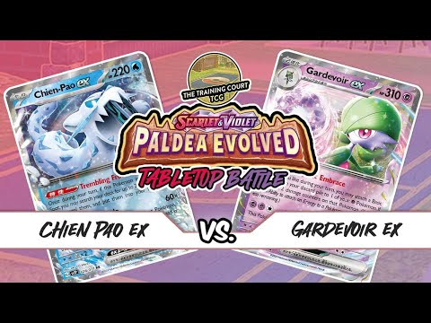 Can Chien Pao ex beat Gardevoir ex?! NEW Tabletop Gameplay Paldea Evolved! (Pokémon TCG)