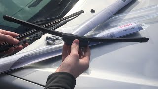 INSTALLING “bosch clear advantage” wiper blades (toyota camry) beam style