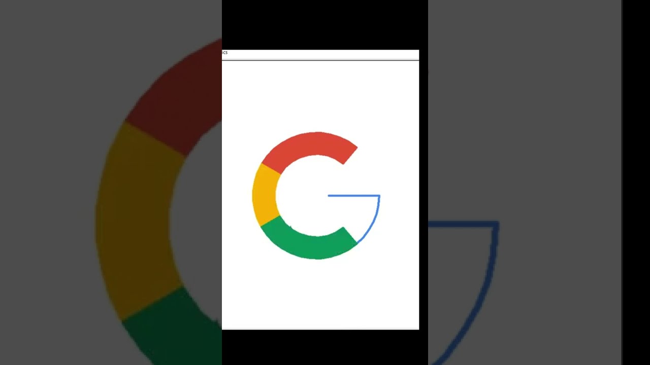 Google logo using python turtle #shorts #python #google #youtubeshorts #viralshorts #codybuddy