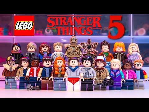 LEGO STRANGER THINGS 5 - Building ALL MAIN CHARACTERS 💥