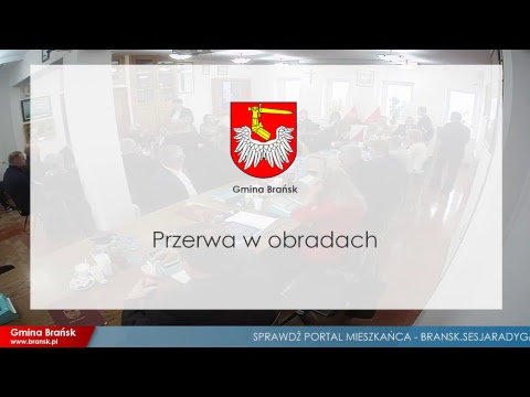 I Sesja Rady Gminy Brańsk w dniu 23.11.2018 r. część 2