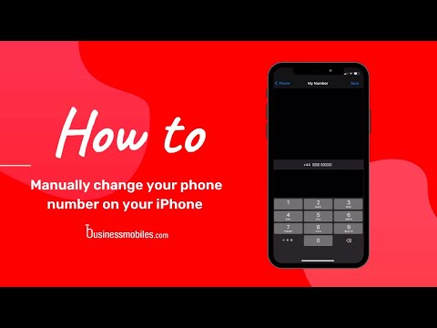 iPhone Tip: How To Manually Change Your Phone Number!