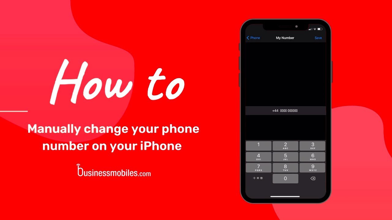 iPhone Tip: How To Manually Change Your Phone Number!