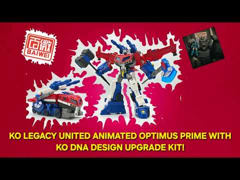 Baiwei KO Legacy United Animated Optimus Prime & DNA Kit - GotBot True Review NUMBER 1400