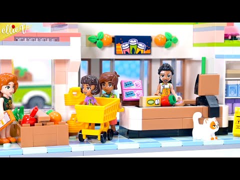 Lego Friends Organic Grocery Store 🍊 build & review