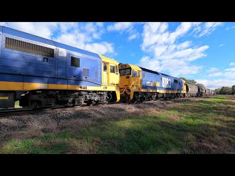 8128 & 8183 at Parkes Racecourse NSW.  Thu 15th July 2021