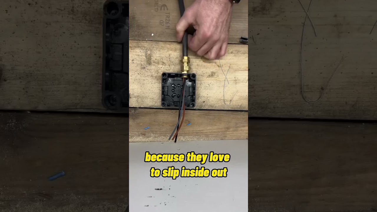 Watch video Terminate SWA cable properly #electrician #cable #tradielife Now Terminate SWA cable properly #electrician #cable #tradielife