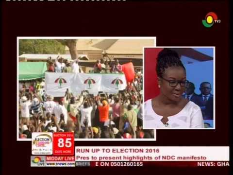 Joyce Bawa Mugtari explains essence of NDC's manifesto highlights -12/9/2016