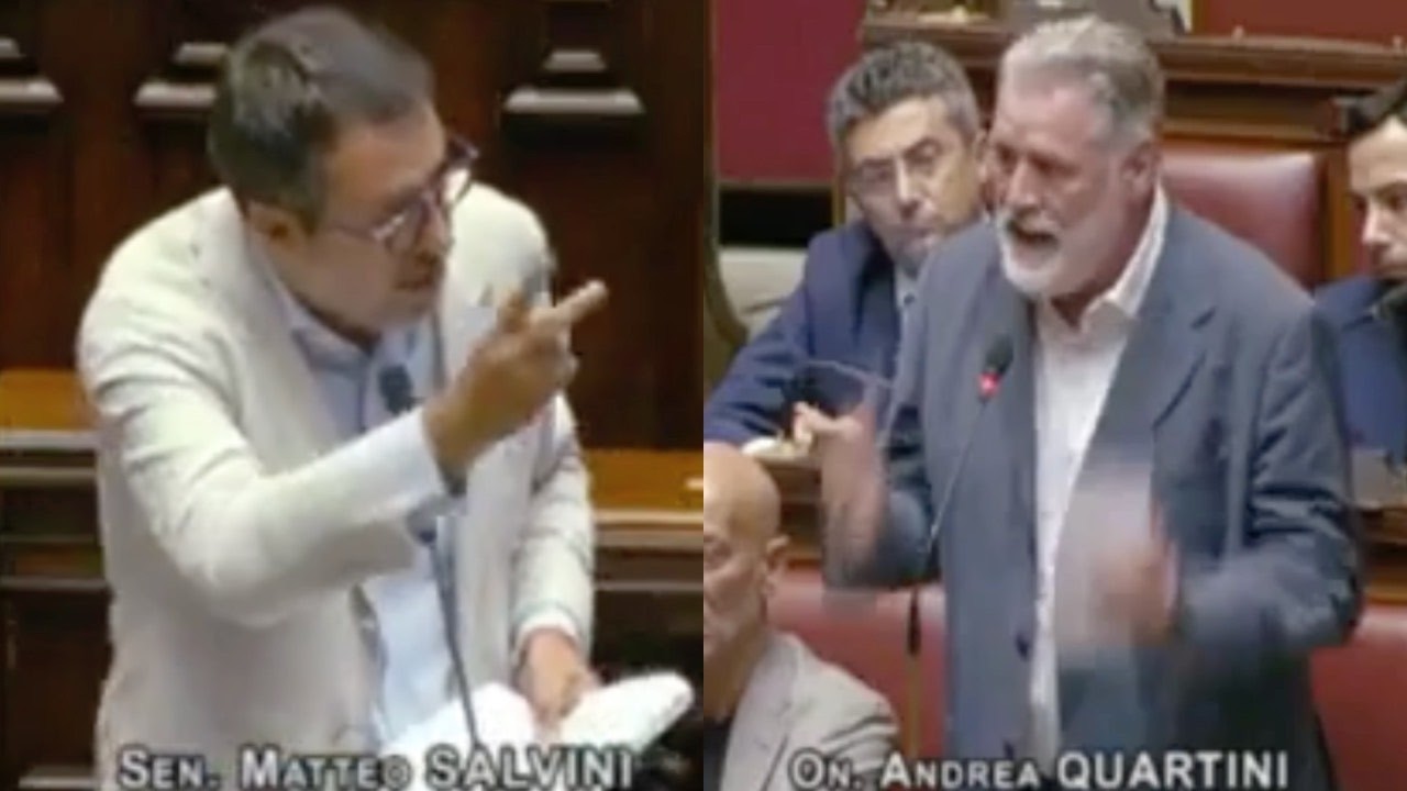 SCONTRO ALLA CAMERA TRA SALVINI E QUARTINI SUL RITARDO DEI TRENI
