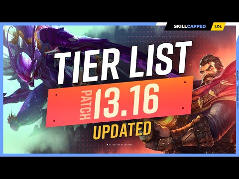 NEW UPDATED TIER LIST for PATCH 13.16 - League of Legends