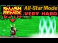 Smash Remix All Star Mode Gameplay With Peppy VERY HARD