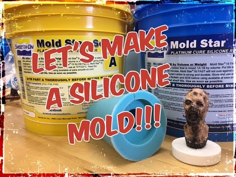 LET'S MAKE A SILICONE MOLD!!! Using Mold Star 16 from Smooth On!