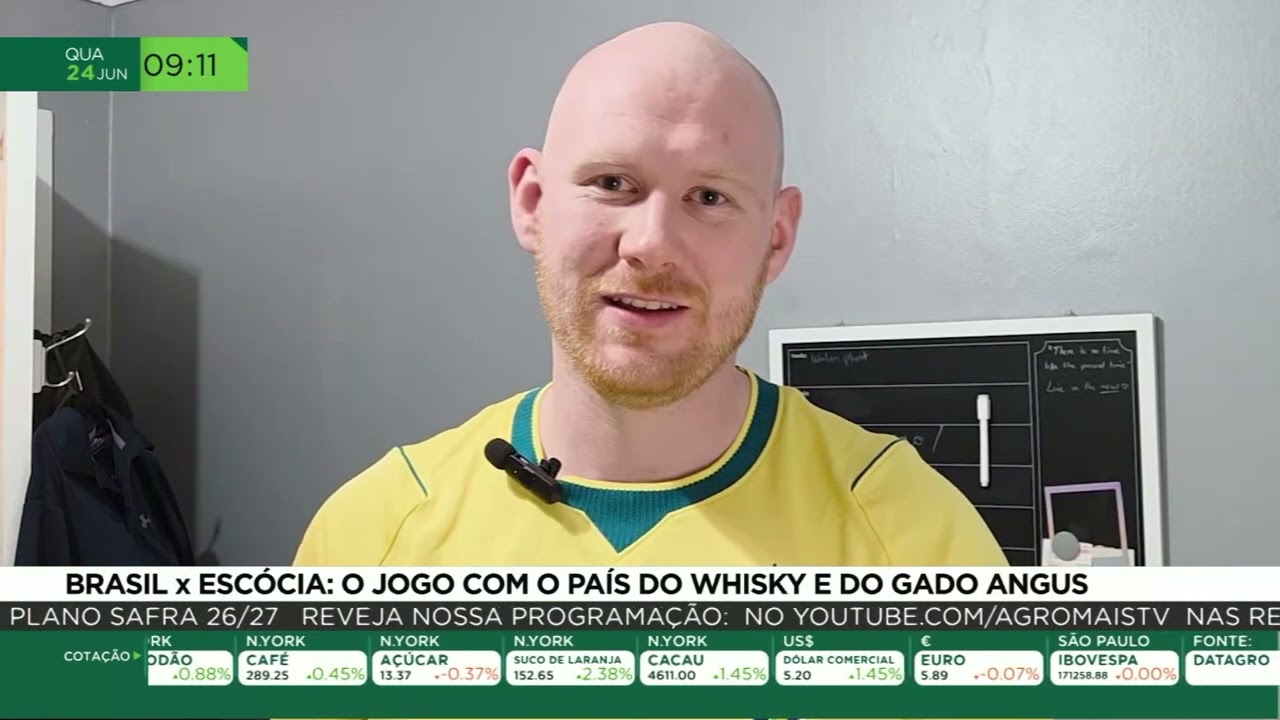 Brasil x Escócia é agro: relações comerciais com o bloco