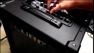 Video thumbnail for Roland Cube 40GX guitar amplifier demo by Gearfacts