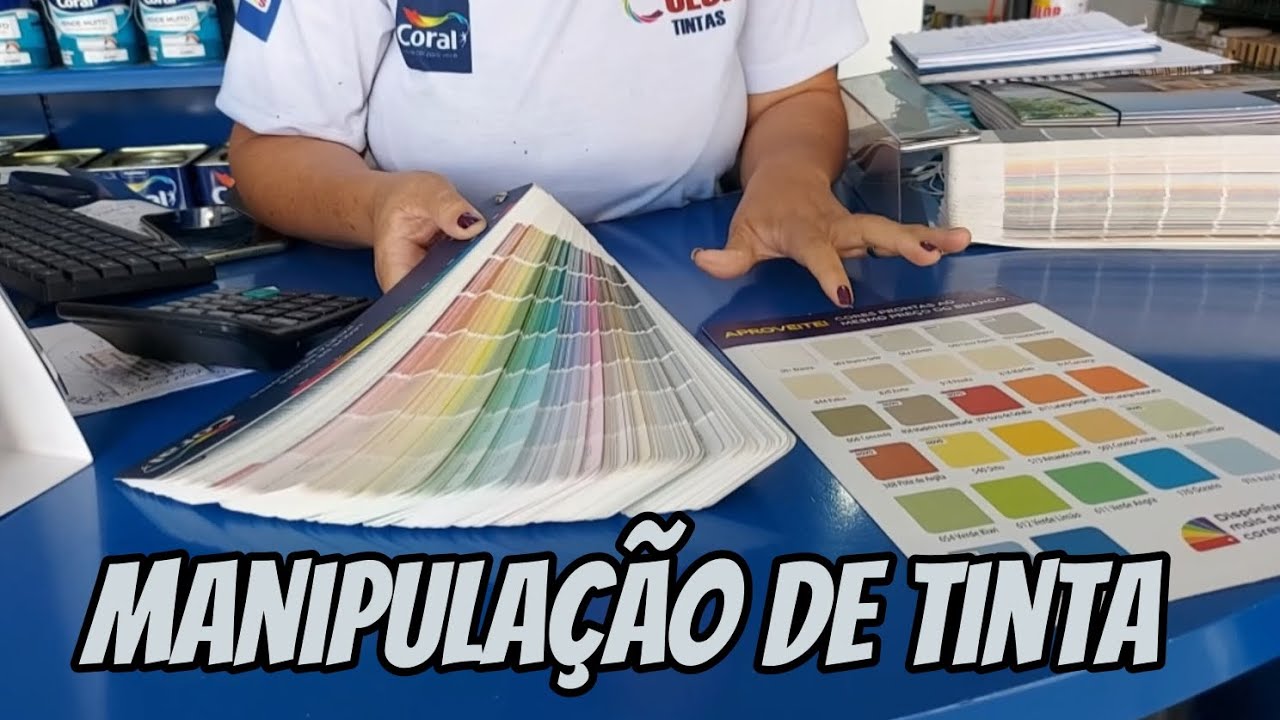 Veja Como é Feita a Manipulação - Pigmentação Das Tintas #tintas #cores
