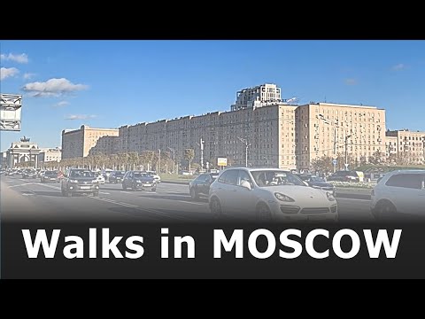 Caminhe pela Kutuzovsky Prospekt do M Slavyansky Boulevard até o Park Pobedy