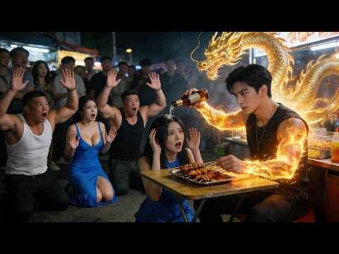 街邊混混欺負人，怎料一旁埋頭吃飯的小夥竟是隱藏戰神，瞬間秒殺眾人！#短劇 #爽文 #逆襲 #男頻#窮小子逆襲