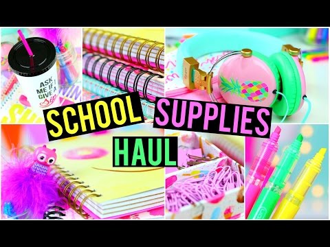 Back To School Supplies Haul! Video