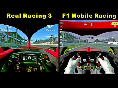 Real Racing 3 vs F1 Mobile Racing @ Monza & Silverstone
