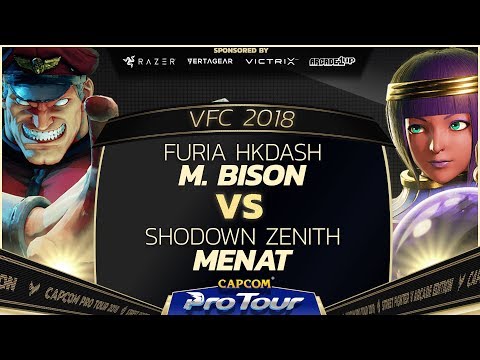 Furia HKDash (M. Bison) vs Shodown Zenith (Menat) - Versus Fighting Cup 2018 Top 8 - CPT 2018