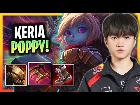 KERIA IS A GOD WITH POPPY! | T1 Keria Plays Poppy Support vs Gragas!  Season 2025