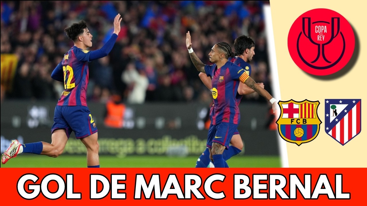 JUGADÓN DE LAMINE YAMAL, GOL del Marc Bernal y Barcelona SUEÑA con la REMONTADA | Copa del Rey