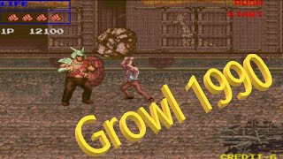 Growl (ルナーク,) Belt-scrolling Beat'em-Up Arcade by Taito in 1990 - Gameplay.