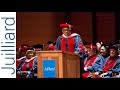Wynton Marsalis Commencement Address | Juilliard Commencement 2018
