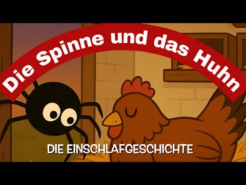 Gute Nacht Geschichte, 🕷️ Die Spinne und das Huhn 🐓 Kindergeschichte, Hörspiel, Vorlesen