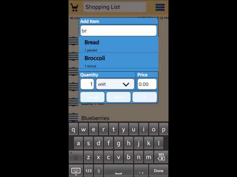 Shopping List Notes To Do Milk Video