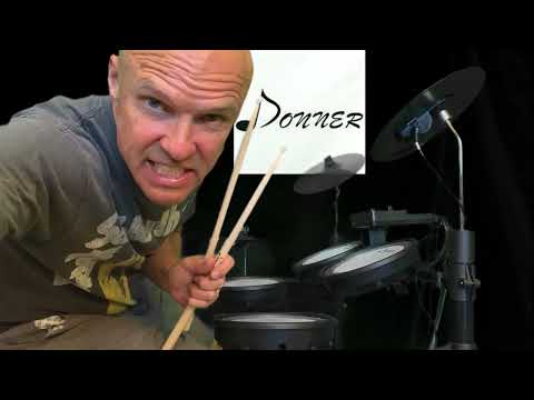 Donner DED-100 Electronic Drum Kit - Mesh Heads, 425 Sounds image 9