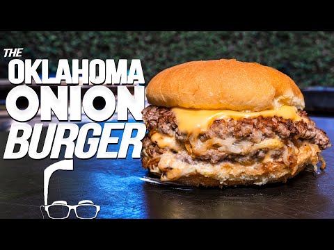 THE OKLAHOMA ONION BURGER (WOW!) | SAM THE COOKING GUY
