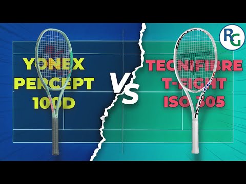 Yonex Percept 100D VS Tecnifibre T-Fight ISO 305, Battle of the 18x19s!!