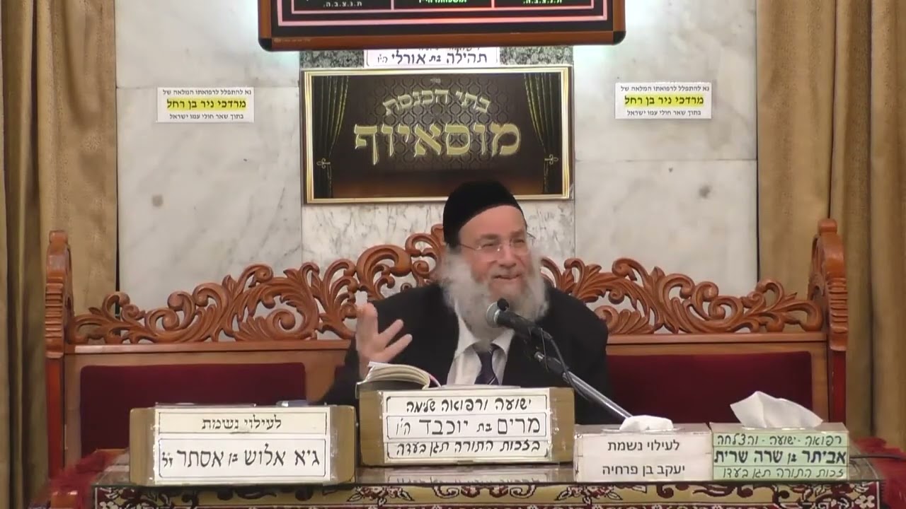 הרב אילן ספרא | פרשת ויקרא תשפ"ד | מוסאיוף