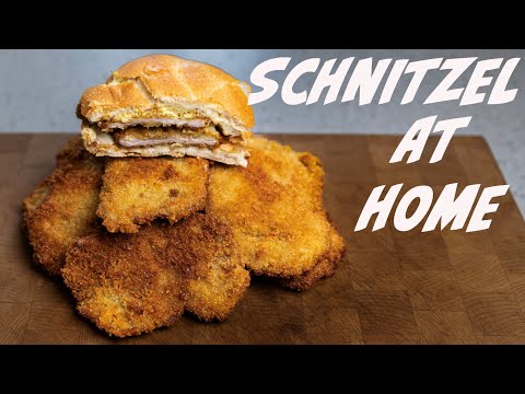 SCHNITZEL - how to make schnitzel at home