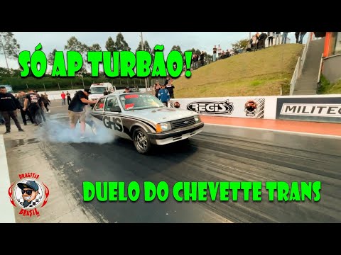 Só AP Turbão! Duelo do Chevette trans no @Velopark